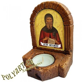 ΑΓΙΟΣ ΑΝΤΩΝΙΟΣ – Κηροπήγιο Μινιατούρα  