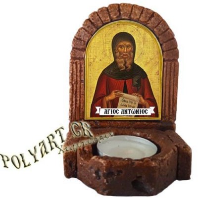 ΑΓΙΟΣ ΑΝΤΩΝΙΟΣ – Κηροπήγιο Μινιατούρα  