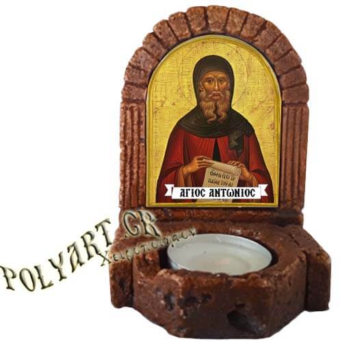 ΑΓΙΟΣ ΑΝΤΩΝΙΟΣ – Κηροπήγιο Μινιατούρα  