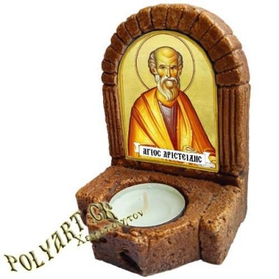 ΑΓΙΟΣ ΑΡΙΣΤΕΙΔΗΣ – Κηροπήγιο Μινιατούρα  