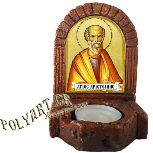 ΑΓΙΟΣ ΑΡΙΣΤΕΙΔΗΣ – Κηροπήγιο Μινιατούρα  