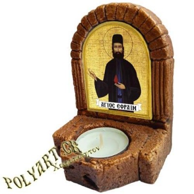 ΑΓΙΟΣ ΕΦΡΑΙΜ  – Κηροπήγιο Μινιατούρα  