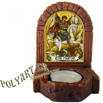 ΑΓΙΟΣ ΓΕΩΡΓΙΟΣ  – Κηροπήγιο Μινιατούρα  