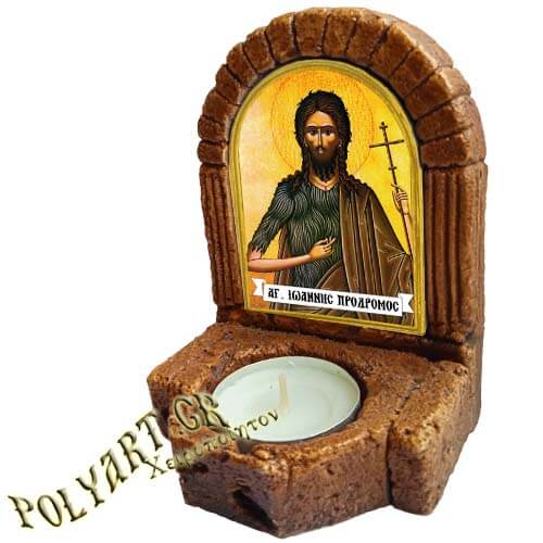 ΑΓΙΟΣ ΙΩΑΝΝΗΣ ΠΡΟΔΡΟΜΟΣ  – Κηροπήγιο Μινιατούρα  