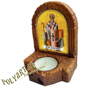 ΑΓΙΟΣ ΚΥΠΡΙΑΝΟΣ  – Κηροπήγιο Μινιατούρα  