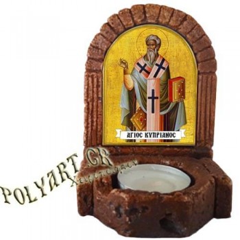 ΑΓΙΟΣ ΚΥΠΡΙΑΝΟΣ  – Κηροπήγιο Μινιατούρα  