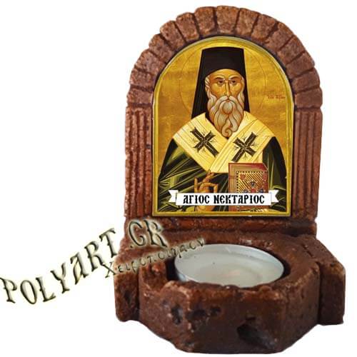 ΑΓΙΟΣ ΝΕΚΤΑΡΙΟΣ  – Κηροπήγιο Μινιατούρα  