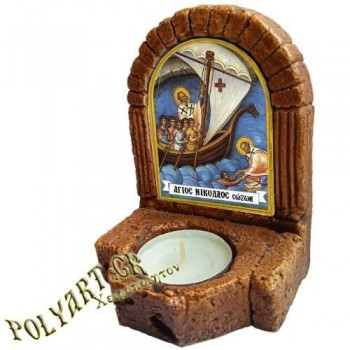 ΑΓΙΟΣ ΝΙΚΟΛΑΟΣ  – Κηροπήγιο Μινιατούρα  