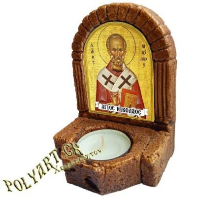 ΑΓΙΟΣ ΝΙΚΟΛΑΟΣ  – Κηροπήγιο Μινιατούρα  