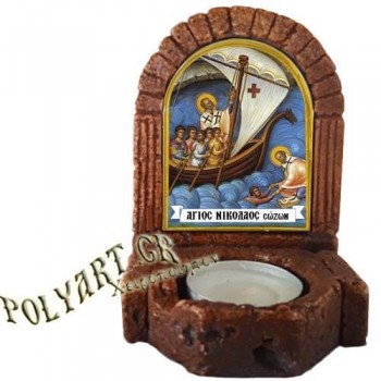 ΑΓΙΟΣ ΝΙΚΟΛΑΟΣ  – Κηροπήγιο Μινιατούρα  