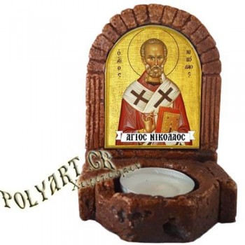 ΑΓΙΟΣ ΝΙΚΟΛΑΟΣ  – Κηροπήγιο Μινιατούρα  