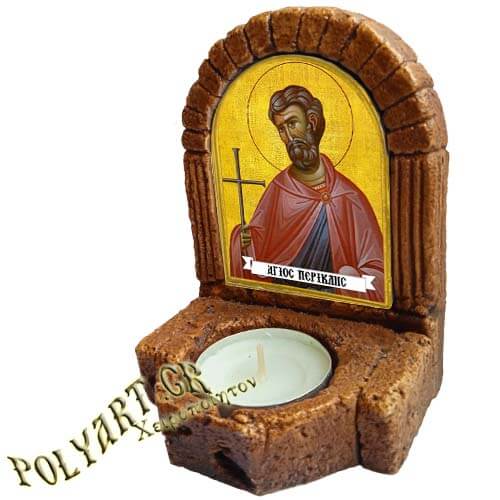ΑΓΙΟΣ ΠΕΡΙΚΛΗΣ  – Κηροπήγιο Μινιατούρα  