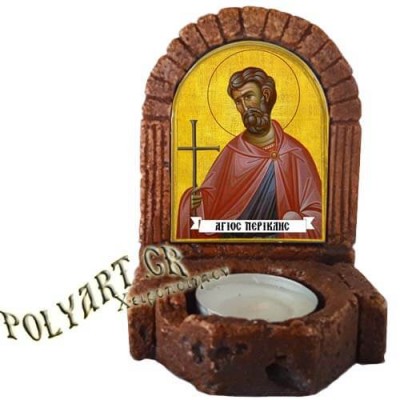 ΑΓΙΟΣ ΠΕΡΙΚΛΗΣ  – Κηροπήγιο Μινιατούρα  