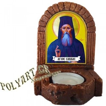 ΑΓΙΟΣ ΣΑΒΒΑΣ  – Κηροπήγιο Μινιατούρα  