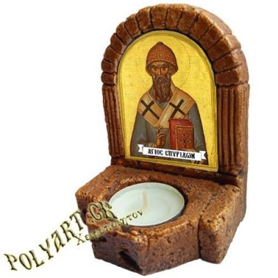 ΑΓΙΟΣ ΣΠΥΡΙΔΩΝ  – Κηροπήγιο Μινιατούρα  