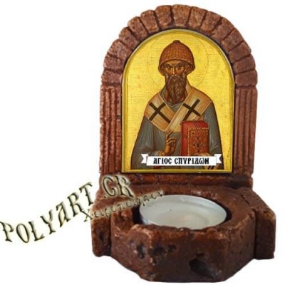 ΑΓΙΟΣ ΣΠΥΡΙΔΩΝ  – Κηροπήγιο Μινιατούρα  