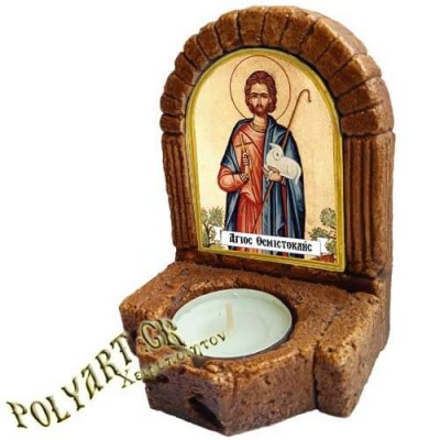 ΑΓΙΟΣ ΘΕΜΙΣΤΟΚΛΗΣ  – Κηροπήγιο Μινιατούρα  