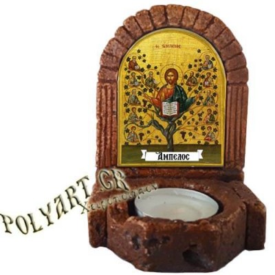 ΙΗΣΟΥΣ  ΧΡΙΣΤΟΣ  – Κηροπήγιο Μινιατούρα  