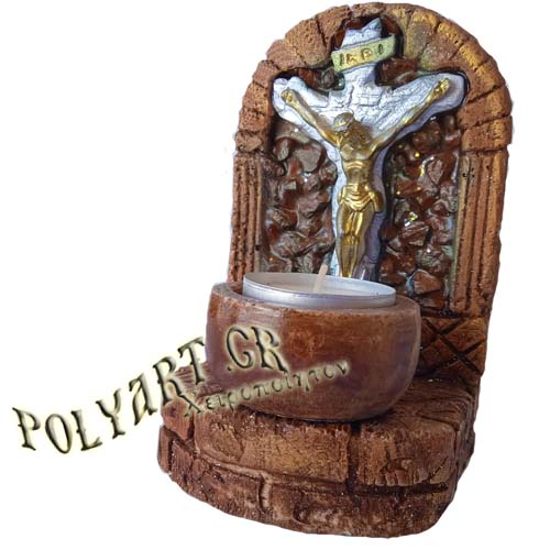 ΕΣΤΑΥΡΩΜΕΝΟΣ – Κηροπήγιο Μινιατούρα  