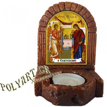 ΕΥΑΓΓΕΛΙΣΜΟΣ ΘΕΟΤΟΚΟΥ  – Κηροπήγιο Μινιατούρα  