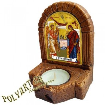 ΕΥΑΓΓΕΛΙΣΜΟΣ ΘΕΟΤΟΚΟΥ  – Κηροπήγιο Μινιατούρα  