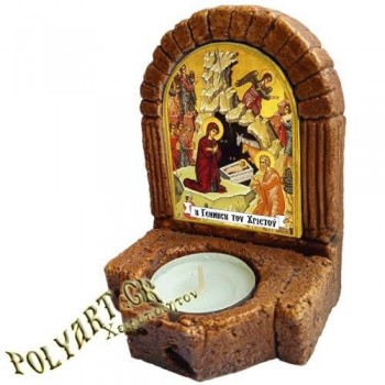 ΓΕΝΝΗΣΗ ΧΡΙΣΤΟΥ  – Κηροπήγιο Μινιατούρα  