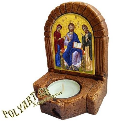 ΙΗΣΟΥΣ ΧΡΙΣΤΟΣ  – Κηροπήγιο Μινιατούρα  