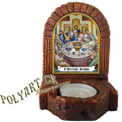 ΜΥΣΤΙΚΟΣ ΔΕΙΠΝΟΣ  – Κηροπήγιο Μινιατούρα  