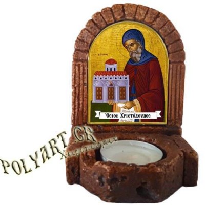 ΟΣΙΟΣ ΧΡΙΣΤΟΔΟΥΛΟΣ  – Κηροπήγιο Μινιατούρα  