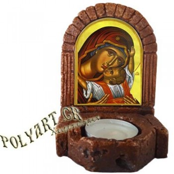 ΠΑΝΑΓΙΑ ΚΑΡΔΙΩΤΙΣΣΑ  – Κηροπήγιο Μινιατούρα  