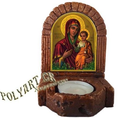 ΠΑΝΑΓΙΑ ΜΥΡΤΙΔΙΩΤΙΣΣΑ  – Κηροπήγιο Μινιατούρα  