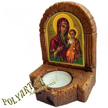 ΠΑΝΑΓΙΑ ΜΥΡΤΙΔΙΩΤΙΣΣΑ  – Κηροπήγιο Μινιατούρα  