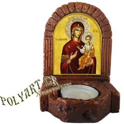 ΠΑΝΑΓΙΑ ΟΔΗΓΗΤΡΙΑ  – Κηροπήγιο Μινιατούρα  