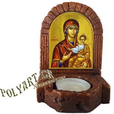 ΠΑΝΑΓΙΑ ΣΟΥΜΕΛΑ  – Κηροπήγιο Μινιατούρα  