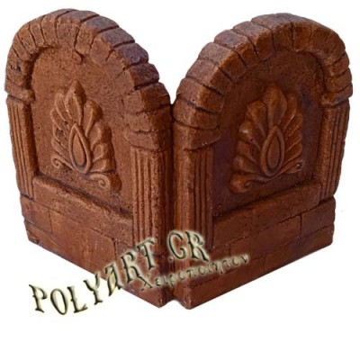 ΙΗΣΟΥΣ & ΘΕΟΤΟΚΟΣ - Δίπτυχο Κηροπήγιο Ρεσώ