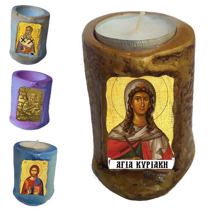ΑΓΙΑ ΚΥΡΙΑΚΗ - Εικόνα σε Κεράκι Ρεσώ 