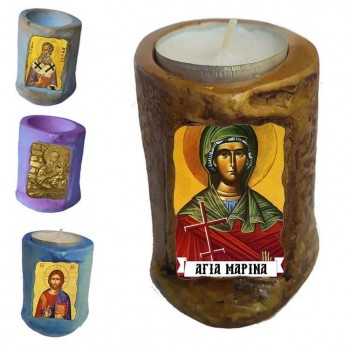 ΑΓΙΑ ΜΑΡΙΝΑ - Εικόνα σε Κεράκι Ρεσώ 