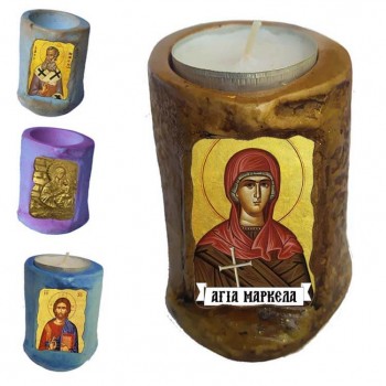 ΑΓΙΑ ΜΑΡΚΕΛΑ - Εικόνα σε Κεράκι Ρεσώ 