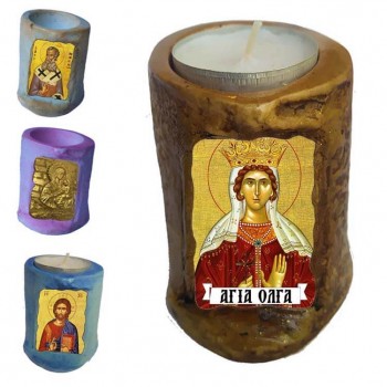 ΑΓΙΑ ΟΛΓΑ - Εικόνα σε Κεράκι Ρεσώ 
