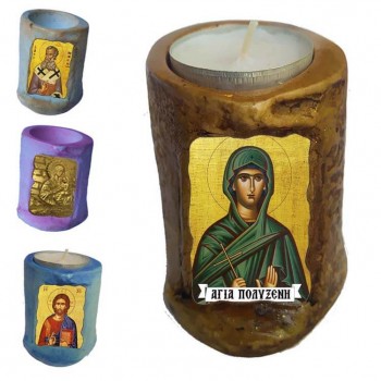 ΑΓΙΑ ΠΟΛΥΞΕΝΗ - Εικόνα σε Κεράκι Ρεσώ 