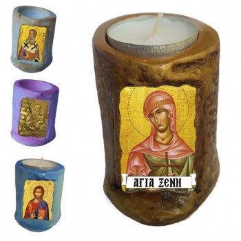 ΑΓΙΑ ΞΕΝΗ - Εικόνα σε Κεράκι Ρεσώ 