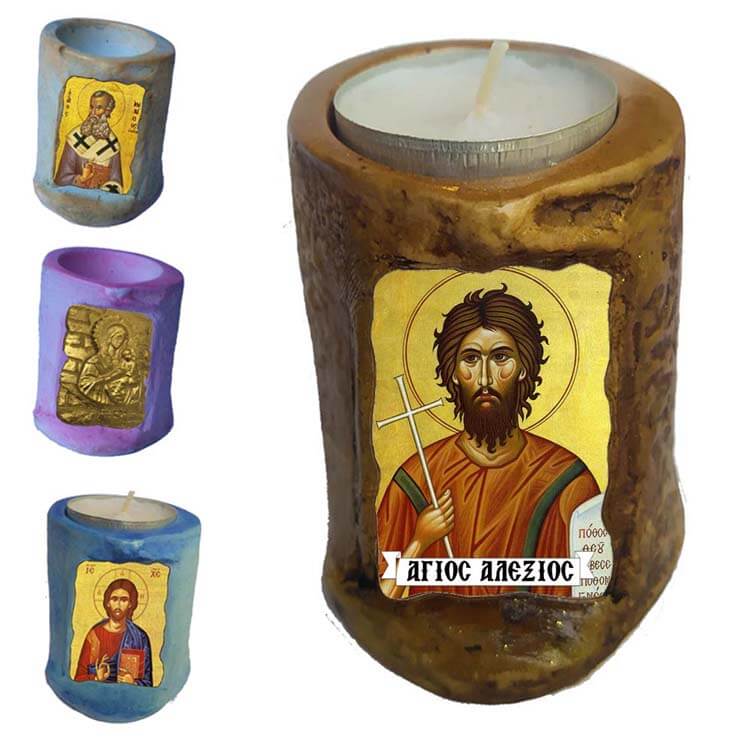 ΑΓΙΟΣ ΑΛΕΞΙΟΣ - Εικόνα σε Κεράκι Ρεσώ 