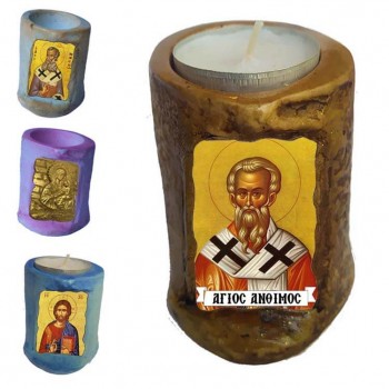 ΑΓΙΟΣ ΑΝΘΙΜΟΣ - Εικόνα σε Κεράκι Ρεσώ 