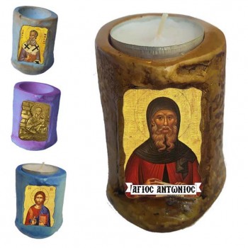 ΑΓΙΟΣ ΑΝΤΩΝΙΟΣ - Εικόνα σε Κεράκι Ρεσώ 
