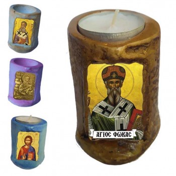 ΑΓΙΟΣ ΦΩΚΑΣ - Εικόνα σε Κεράκι Ρεσώ 