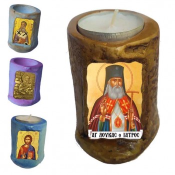 ΑΓΙΟΣ ΛΟΥΚΑΣ Ο ΙΑΤΡΟΣ - Εικόνα σε Κεράκι Ρεσώ 