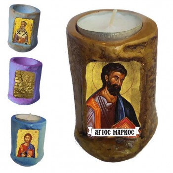 ΑΓΙΟΣ ΜΑΡΚΟΣ - Εικόνα σε Κεράκι Ρεσώ 