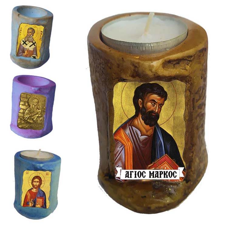 ΑΓΙΟΣ ΜΑΡΚΟΣ - Εικόνα σε Κεράκι Ρεσώ 