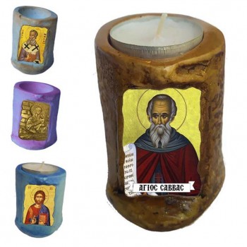 ΑΓΙΟΣ ΣΑΒΒΑΣ - Εικόνα σε Κεράκι Ρεσώ 