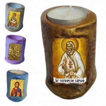 ΑΓΙΟΣ ΣΕΡΑΦΕΙΜ - Εικόνα σε Κεράκι Ρεσώ 